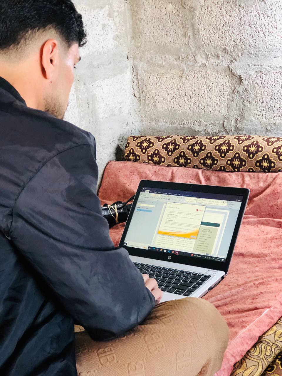 Student connected globally
